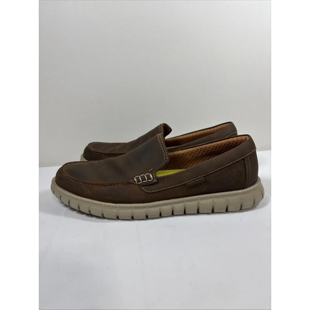 Skechers Men 13 Moreway Lentro Dark Brown 204143 Casual Dress Shoes Boat Comfort